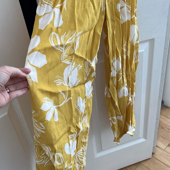 Faithful the Brand x Anthropologie Yellow Floral Jumpsuit - Picture 4 of 6